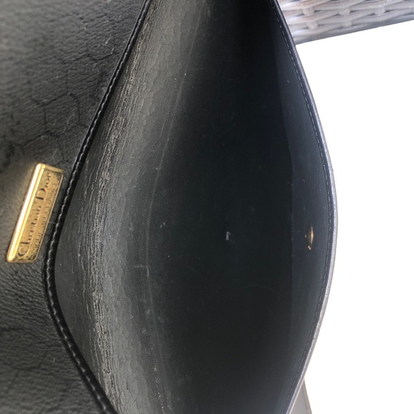 Rare VINTAGE Authentic Christian Dior Folding Clutch Envelope Monogram Bag - Picture 5 of 7